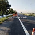 ราวกันอันตราย Inter-City Motorway ตามแบบมาตรฐานกรมทางหลวงเลขที่ DWG.NO.RS-603 – DWG.NO.RS-606